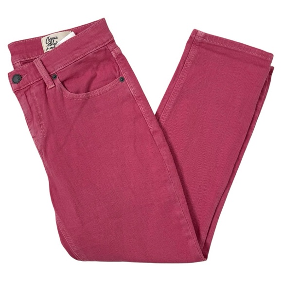 Cosmic Blue Love Denim - Cosmic Blue Love Red Pink Jeans Size 28